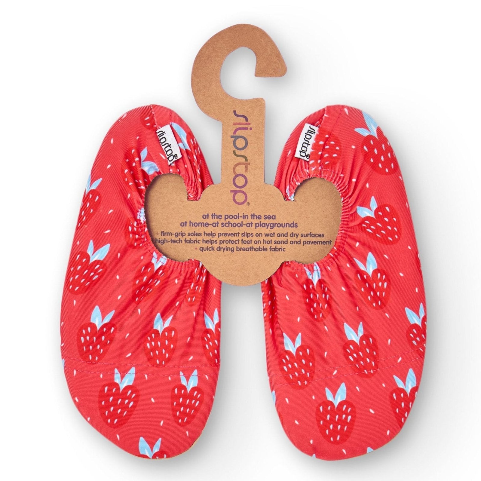 ZAPATILLAS ANTIDESLIZANTES SLIPSTOP BTBOX ·STRAWBERRIES· - Happy Moments Baby