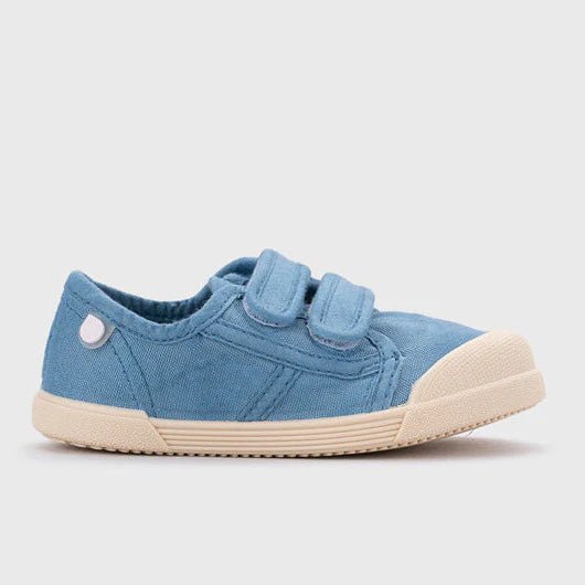 ZAPATILLAS RESPETUOSAS IGOR ·LONA VELCRO JEANS· - Happy Moments Baby