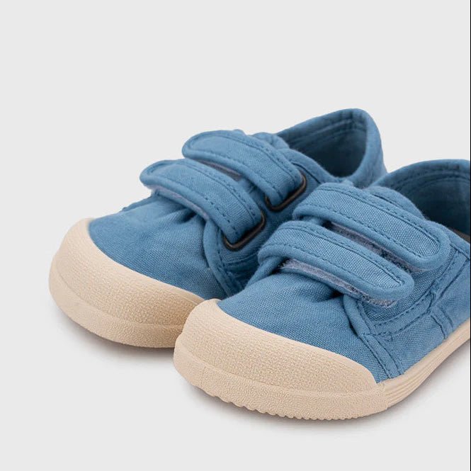 ZAPATILLAS RESPETUOSAS IGOR ·LONA VELCRO JEANS· - Happy Moments Baby