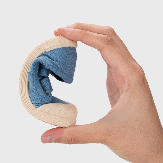 ZAPATILLAS RESPETUOSAS IGOR ·LONA VELCRO JEANS· - Happy Moments Baby