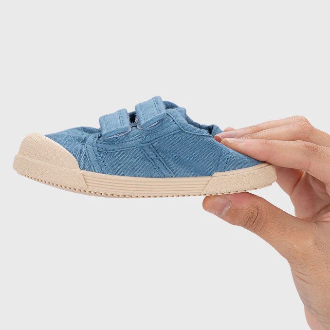 ZAPATILLAS RESPETUOSAS IGOR ·LONA VELCRO JEANS· - Happy Moments Baby