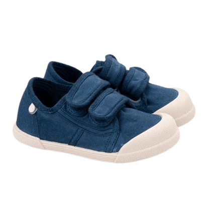 ZAPATILLAS RESPETUOSAS IGOR ·LONA VELCRO MARINO· - Happy Moments Baby