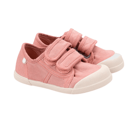 ZAPATILLAS RESPETUOSAS IGOR ·LONA VELCRO ROSA· - Happy Moments Baby