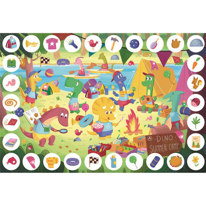 ZOOM PUZZLE LUDATTICA 24 PIEZAS ·DINOSAURIOS· - Happy Moments Baby