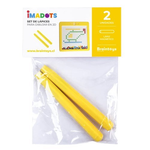 2 LÁPICES PARA JUEGO MAGNÉTICO DE DIBUJO ·IMADOTS· - Happy Moments Baby
