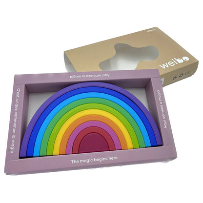 ARCOIRIS SILICONA WEIBO ·VIDA· - Happy Moments Baby