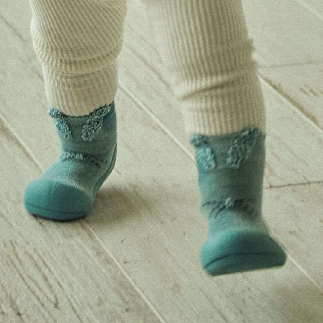 ATTIPAS CALZADO BEBÉ ·RABBIT MINT· - Happy Moments Baby