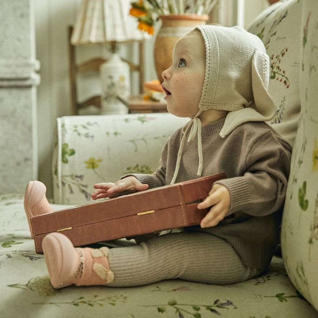 ATTIPAS CALZADO BEBÉ ·RABBIT PINK· - Happy Moments Baby