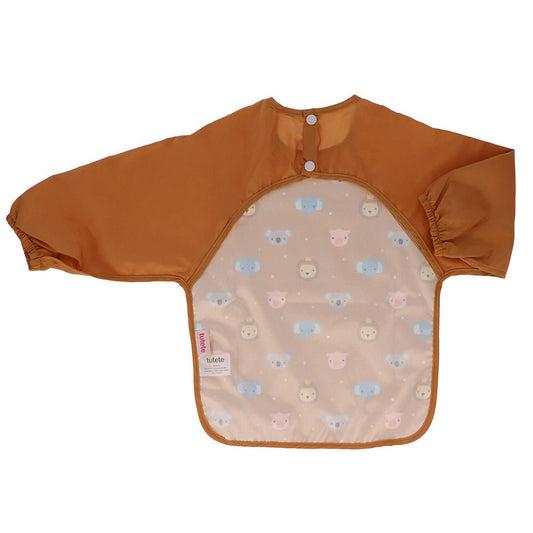 BABERO CON MANGAS TUTETE ·ANIMAL FRIENDS· - Happy Moments Baby