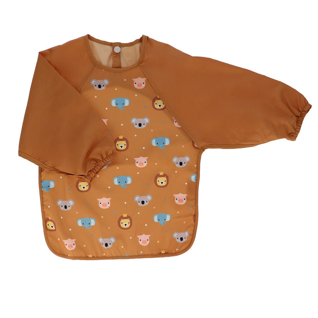 BABERO CON MANGAS TUTETE ·ANIMAL FRIENDS· - Happy Moments Baby