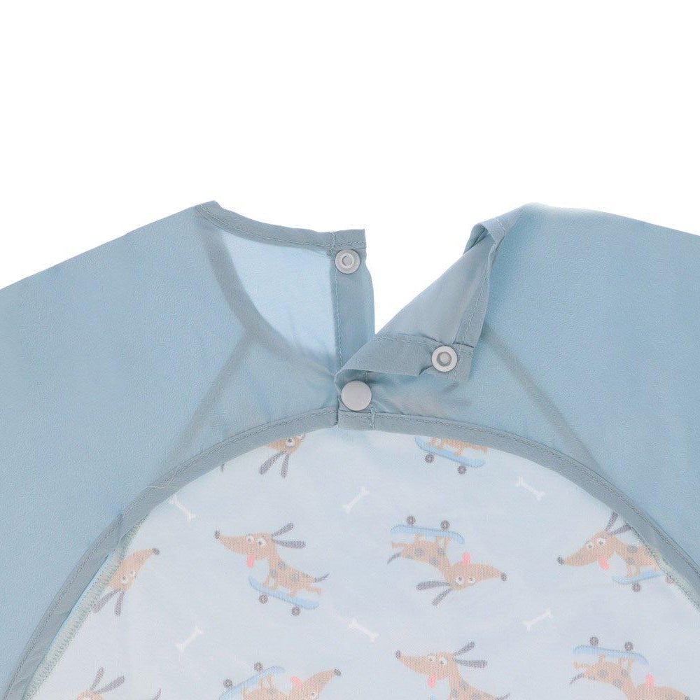 BABERO CON MANGAS TUTETE ·SKATER DOG· - Happy Moments Baby