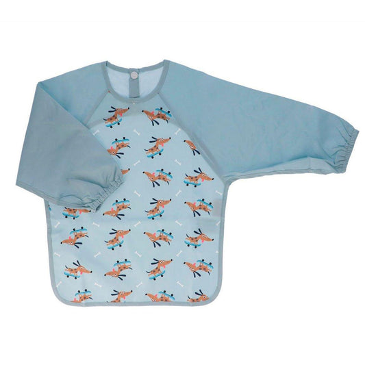 BABERO CON MANGAS TUTETE ·SKATER DOG· - Happy Moments Baby