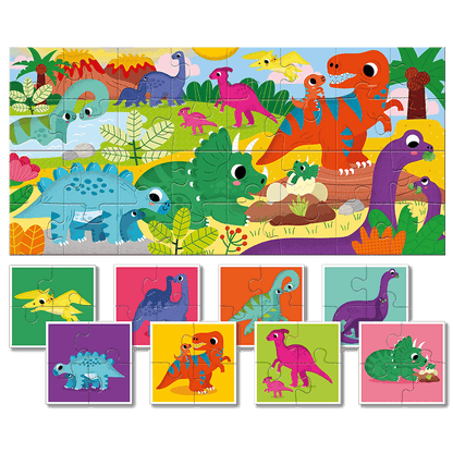 BABY PUZZLE LUDATTICA 32 PIEZAS ·DINOSAURIOS· - Happy Moments Baby