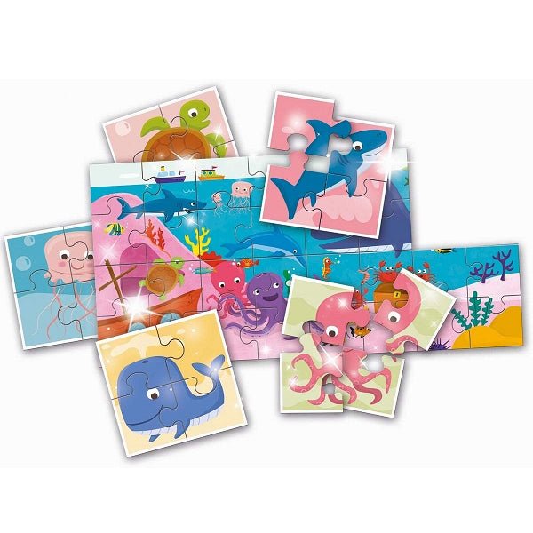 BABY PUZZLE LUDATTICA 32 PIEZAS ·EL MAR· - Happy Moments Baby