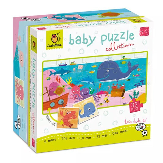 BABY PUZZLE LUDATTICA 32 PIEZAS ·EL MAR· - Happy Moments Baby