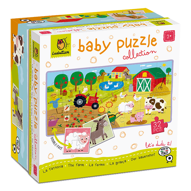 BABY PUZZLE LUDATTICA 32 PIEZAS ·LA GRANJA· - Happy Moments Baby