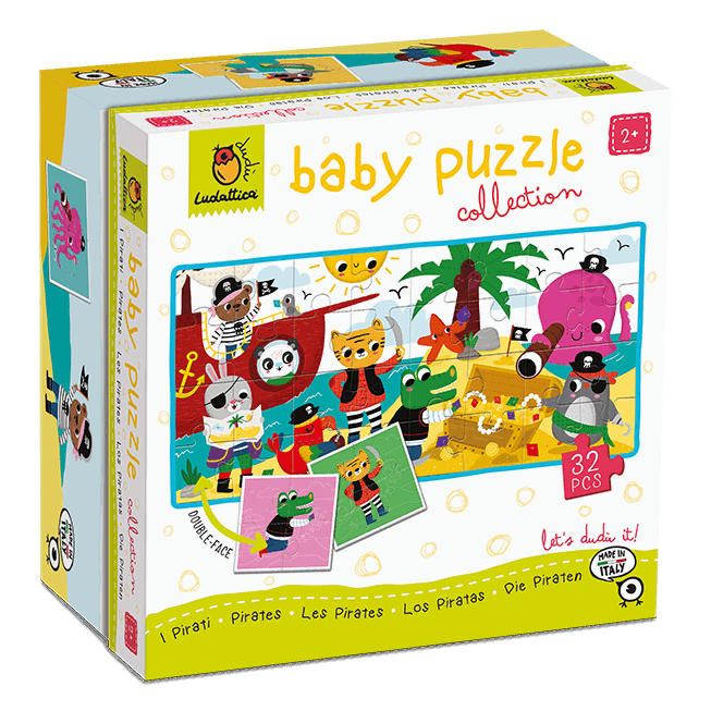 BABY PUZZLE LUDATTICA 32 PIEZAS ·PIRATAS· - Happy Moments Baby