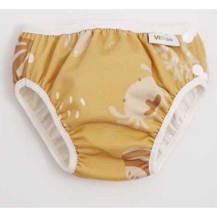 BAÑADOR PAÑAL BEBÉ ·WHALE MOSTAZA· - Happy Moments Baby