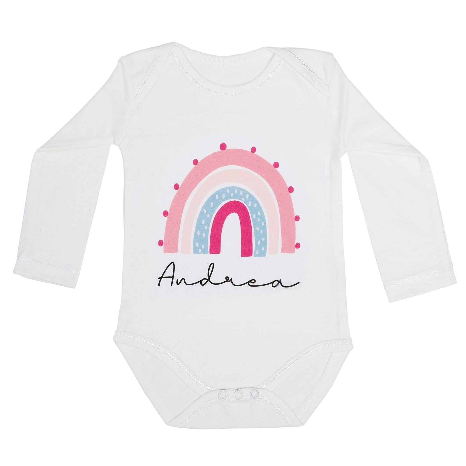 BODY ARCOÍRIS SWEET CON NOMBRE - Happy Moments Baby
