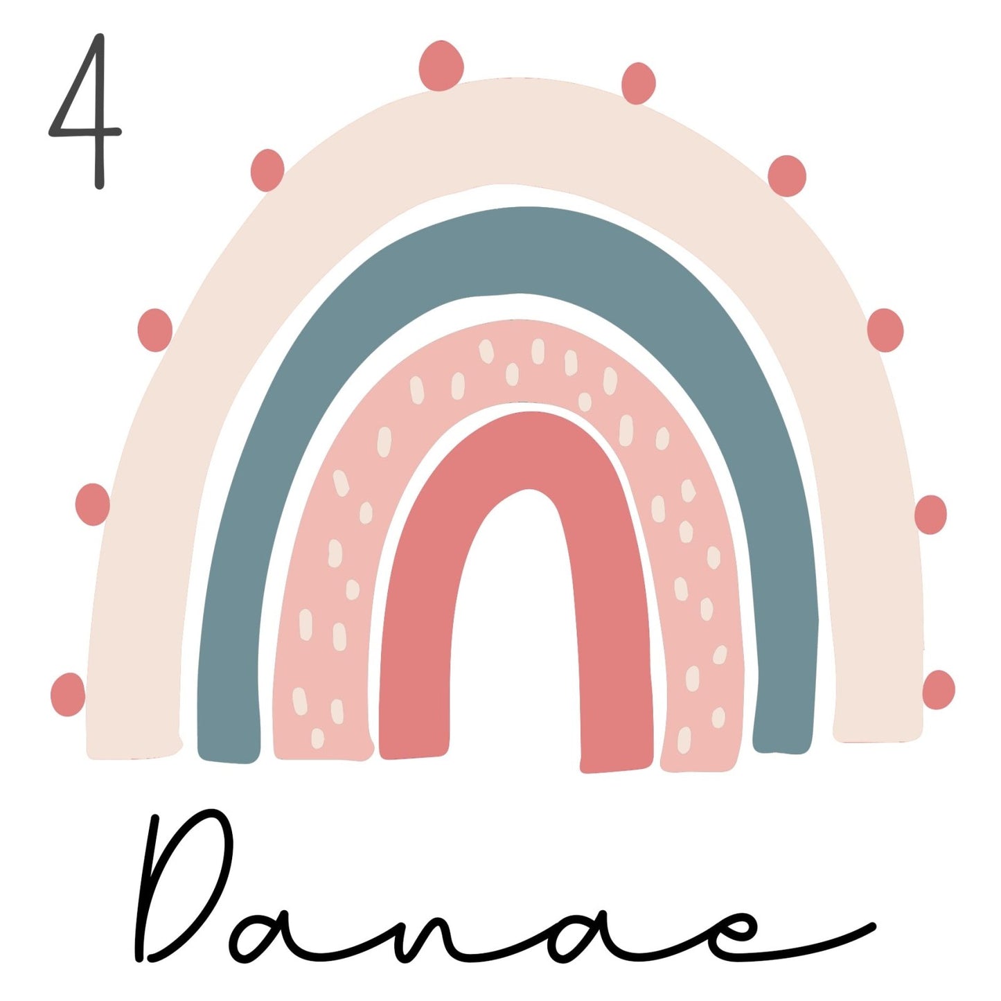 BODY ARCOÍRIS SWEET CON NOMBRE - Happy Moments Baby