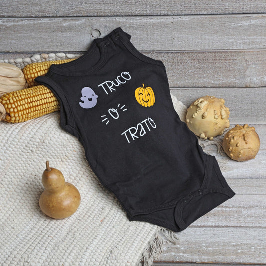 BODY BEBÉ HALLOWEEN TRUCO O TRATO - Happy Moments Baby