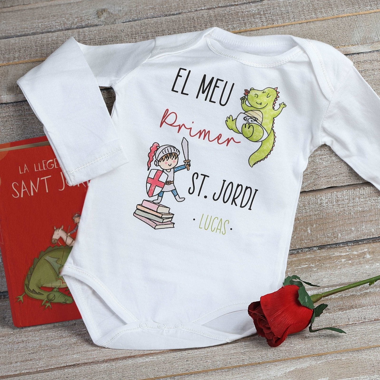 BODY EL MEU PRIMER SANT JORDI ·CAVALLER· - Happy Moments Baby