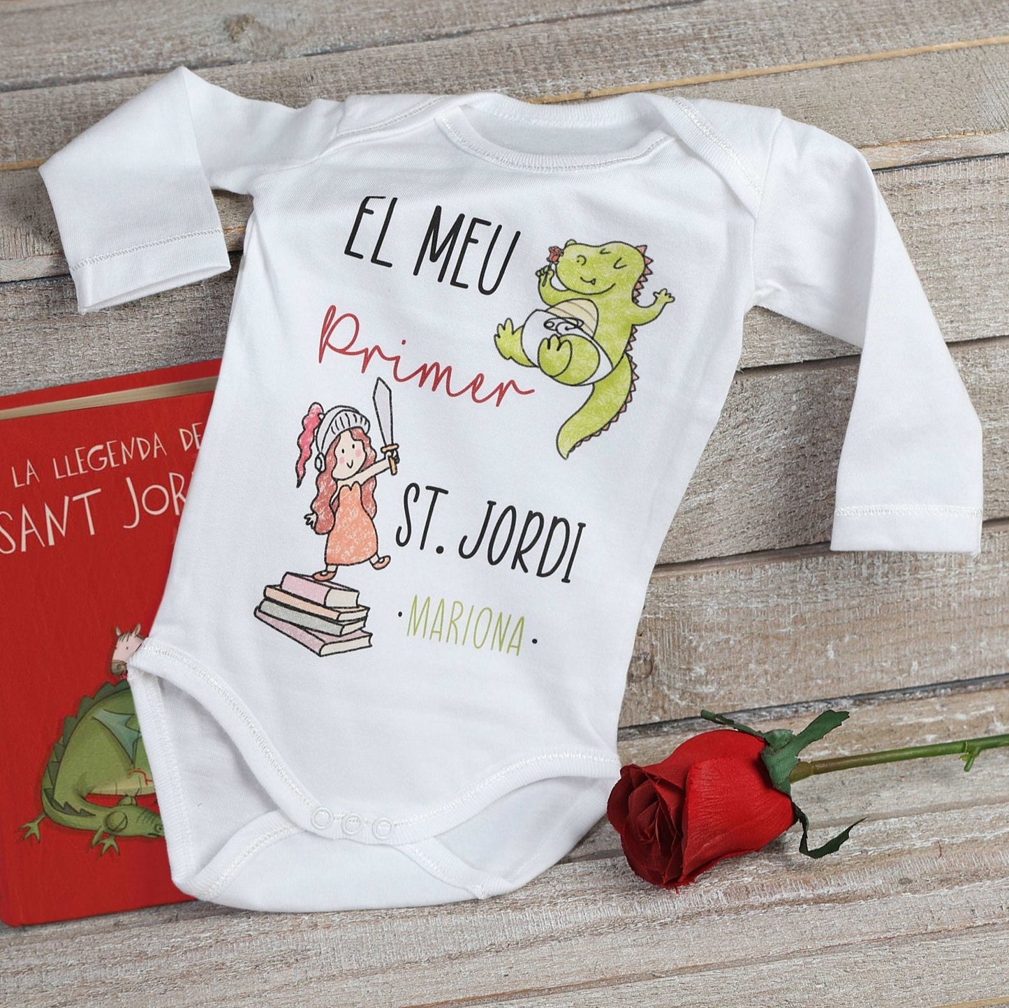 BODY EL MEU PRIMER SANT JORDI ·PRINCESA· - Happy Moments Baby