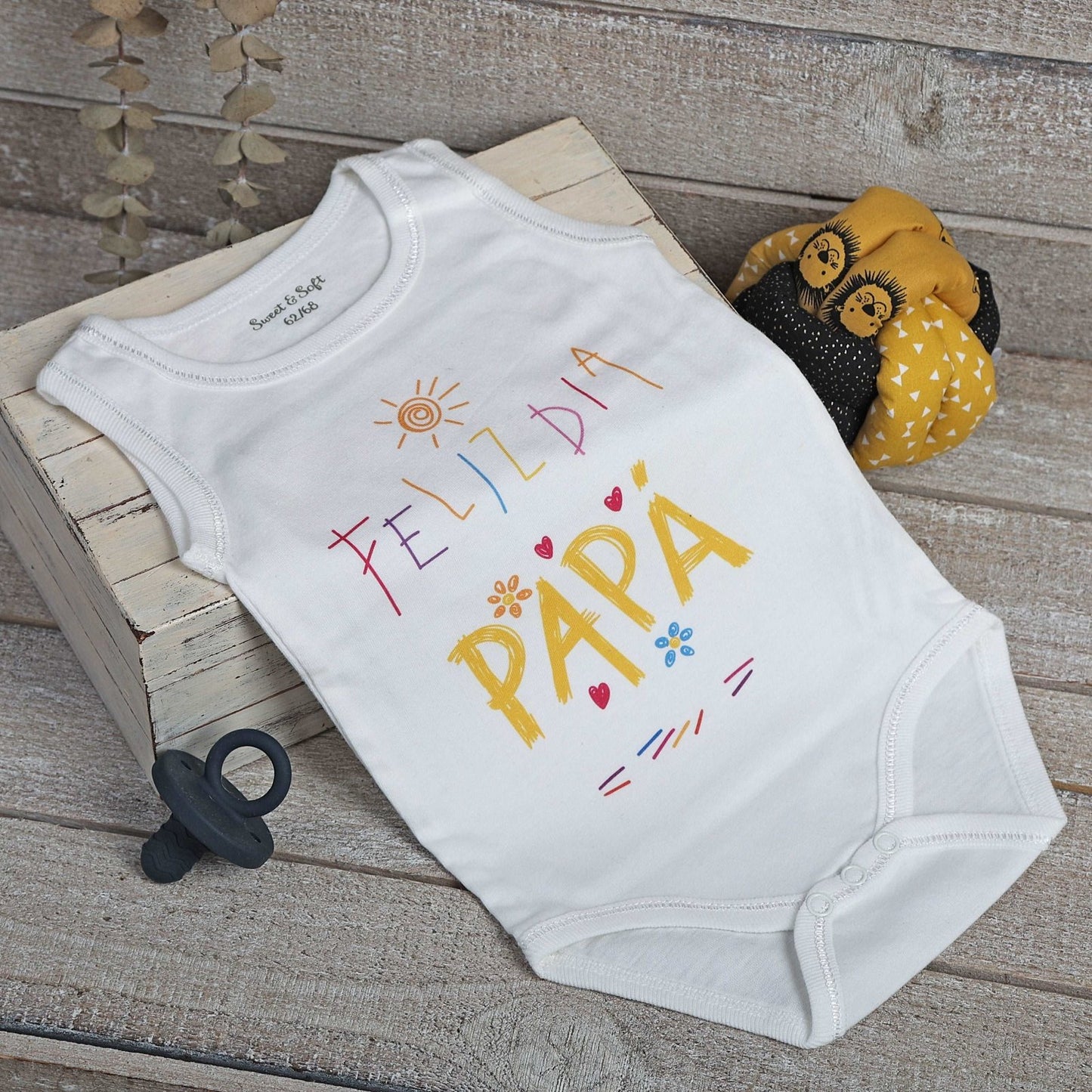 BODY FELIZ DIA PAPÁ - DÍA DEL PADRE - Happy Moments Baby