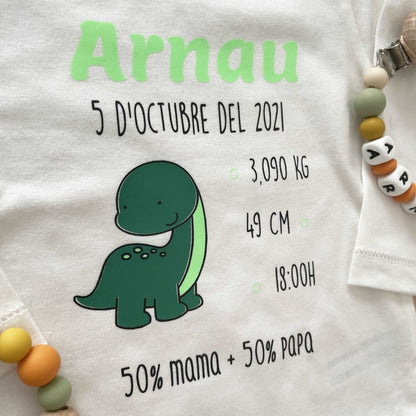 BODY NATALICIO DINO - Happy Moments Baby