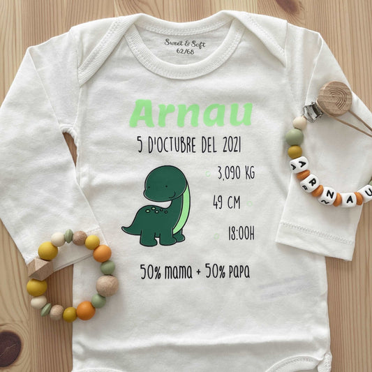 BODY NATALICIO DINO - Happy Moments Baby