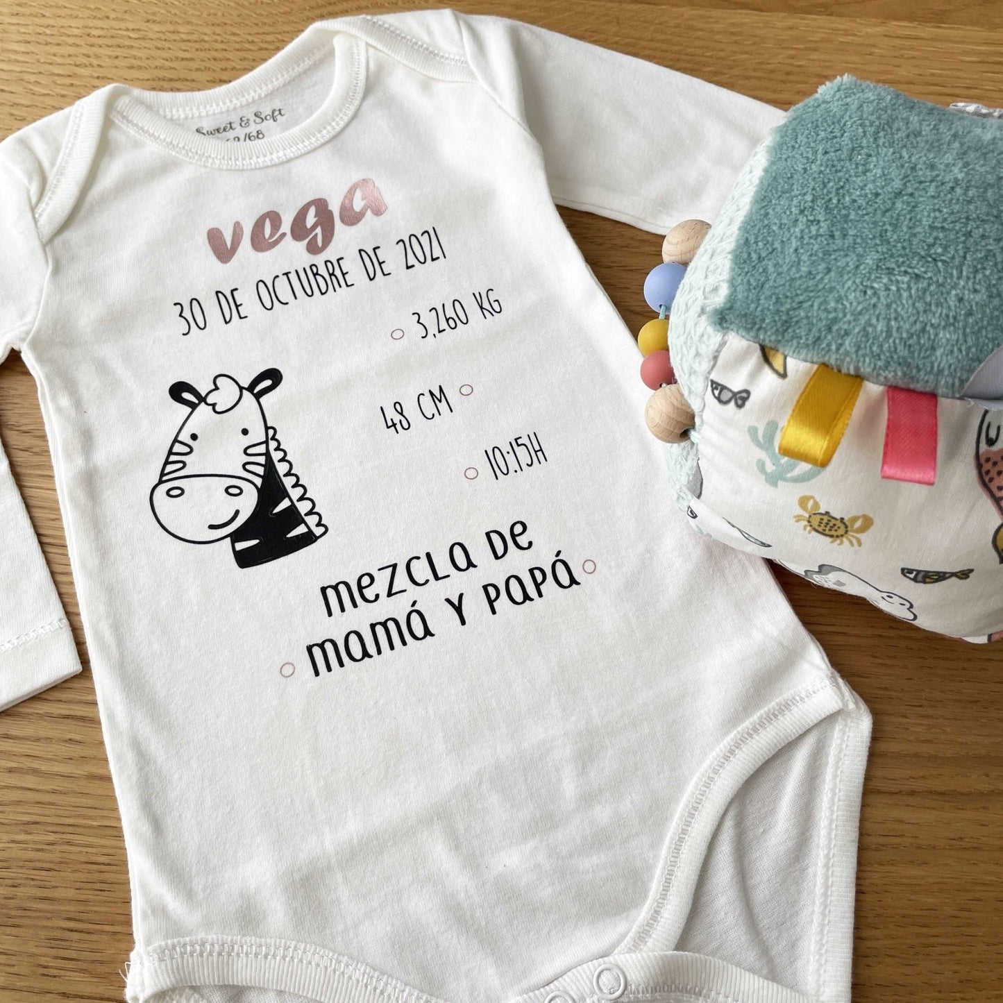 BODY NATALICIO ZEBRA - Happy Moments Baby