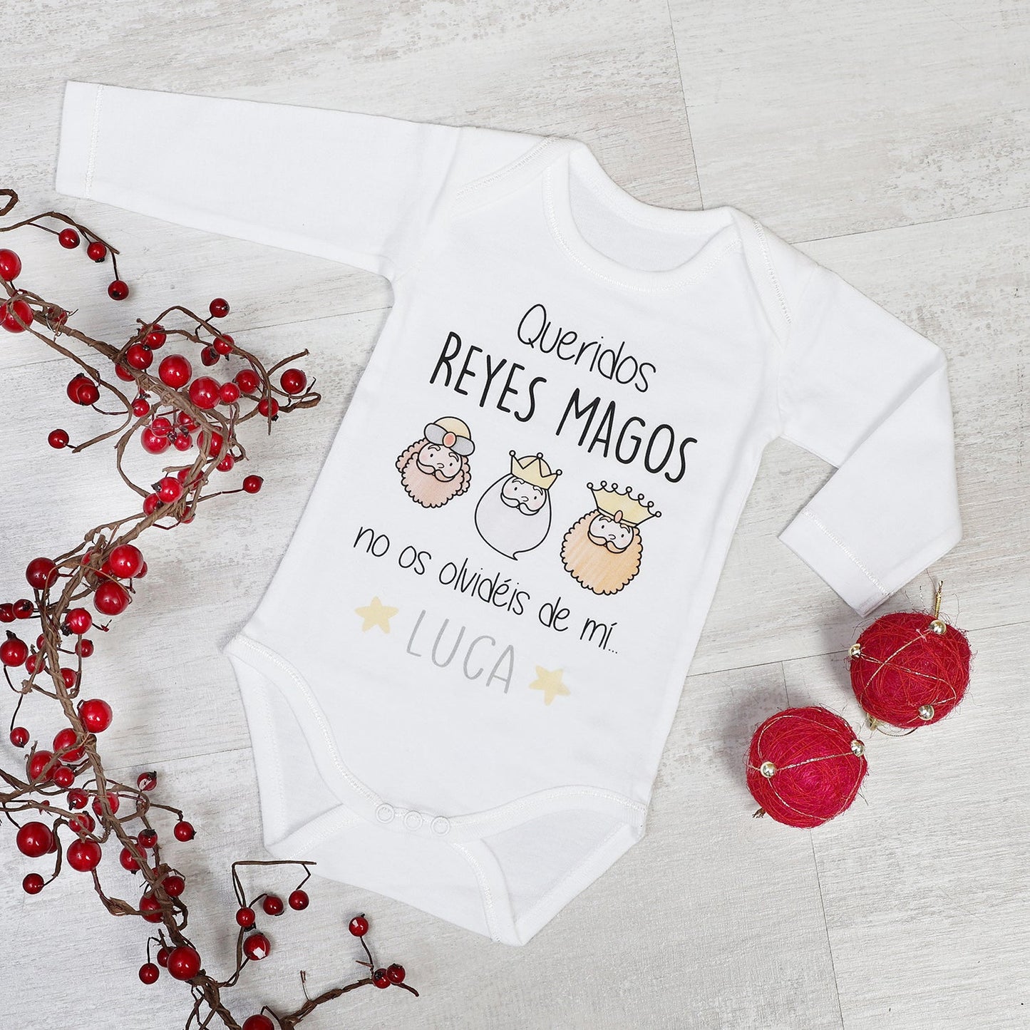 BODY NAVIDAD QUERIDOS REYES MAGOS - Happy Moments Baby