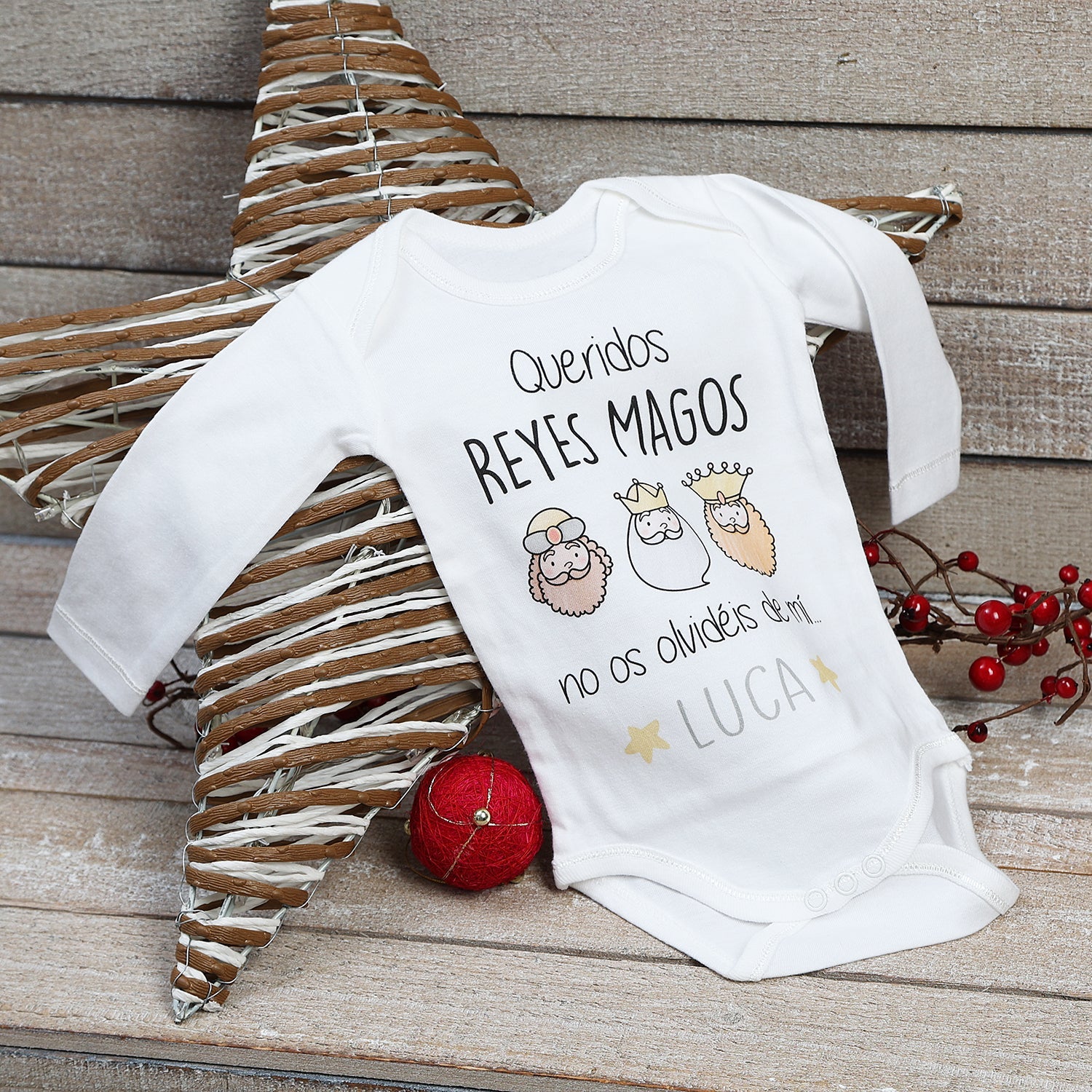 BODY NAVIDAD QUERIDOS REYES MAGOS - Happy Moments Baby