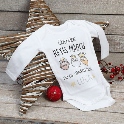 BODY NAVIDAD QUERIDOS REYES MAGOS - Happy Moments Baby