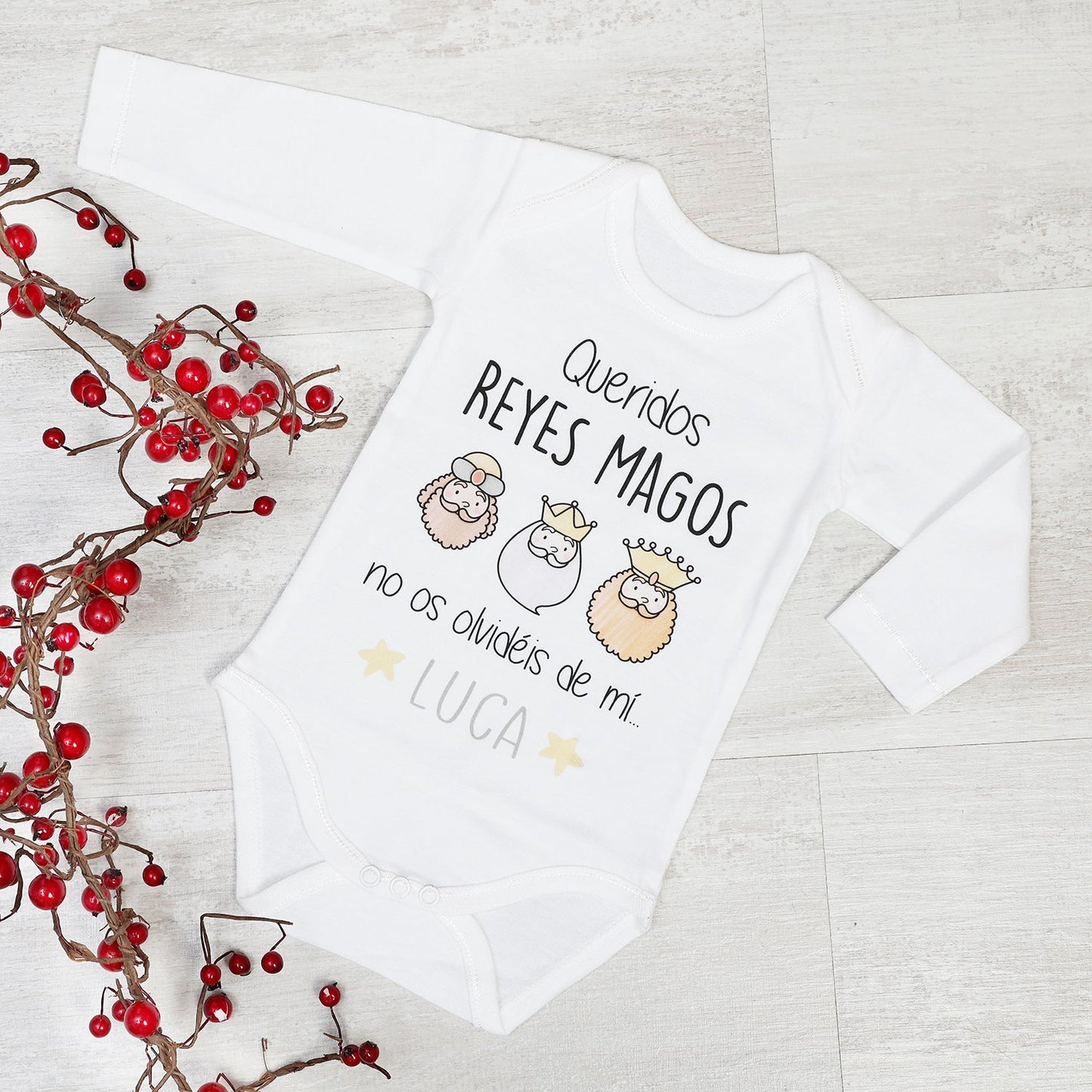 BODY NAVIDAD QUERIDOS REYES MAGOS - Happy Moments Baby