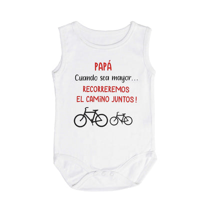 BODY PAPÁ CAMINO JUNTOS - Happy Moments Baby
