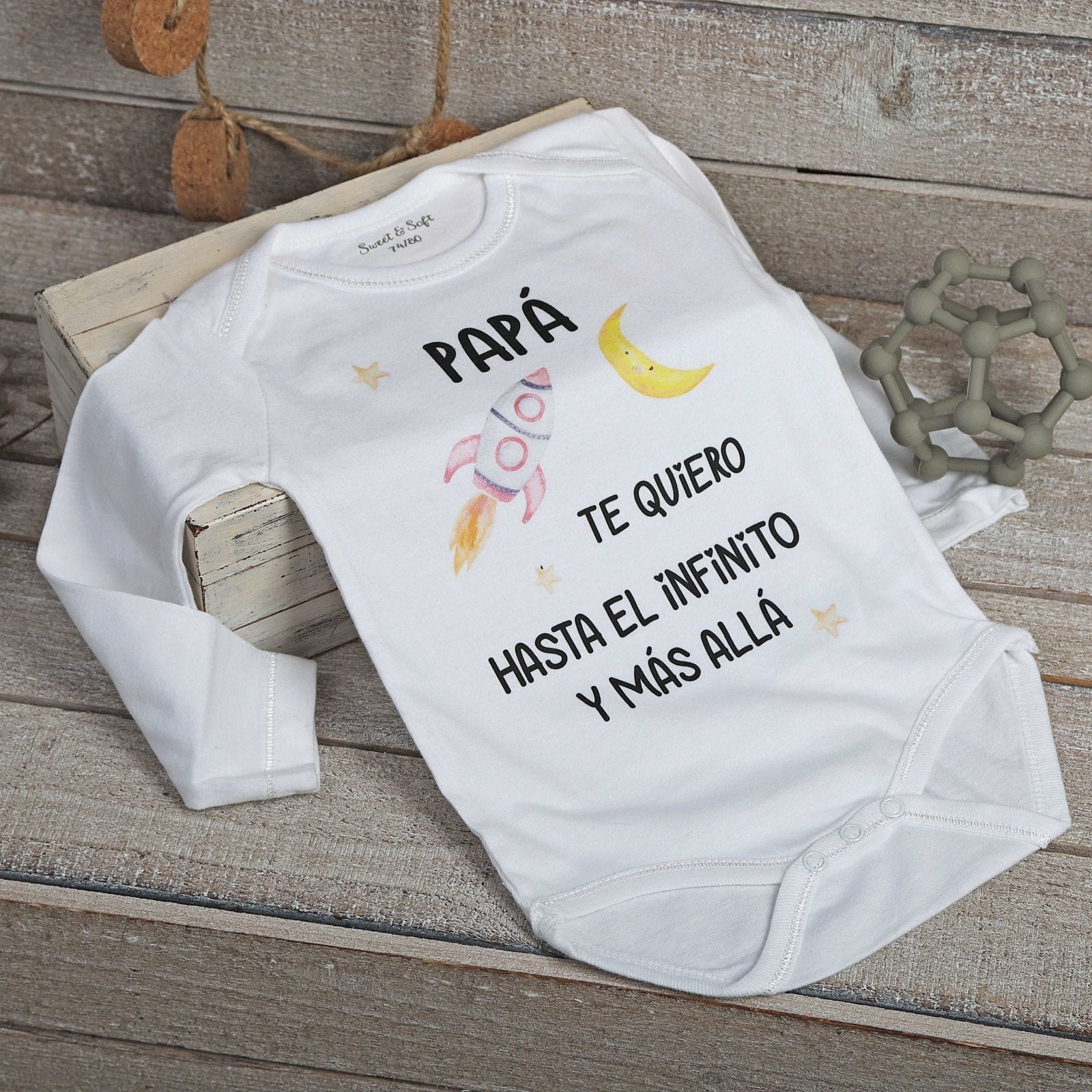 BODY PAPÁ INFINITO - DÍA DEL PADRE - Happy Moments Baby