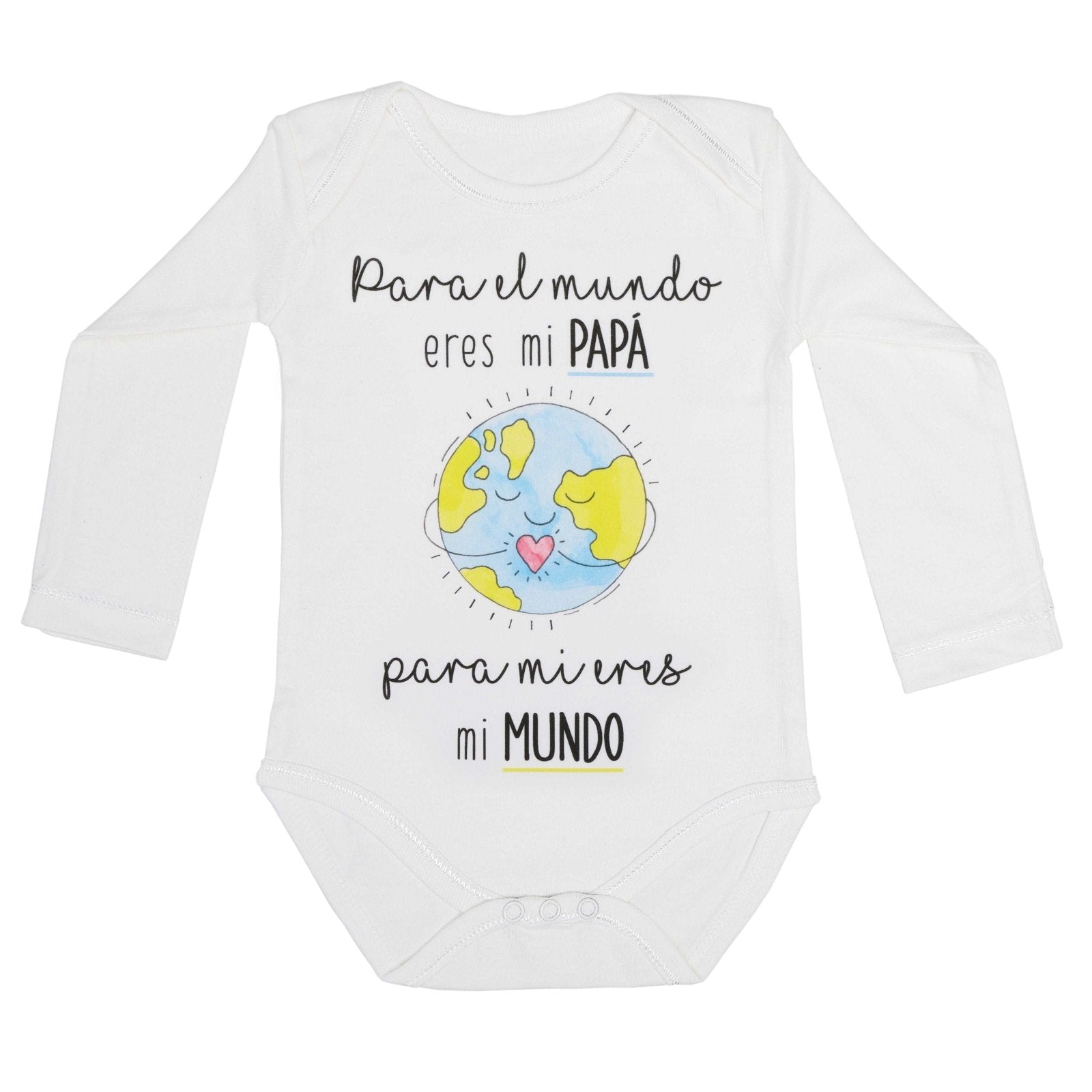 BODY PAPÁ MUNDO - DÍA DEL PADRE - Happy Moments Baby