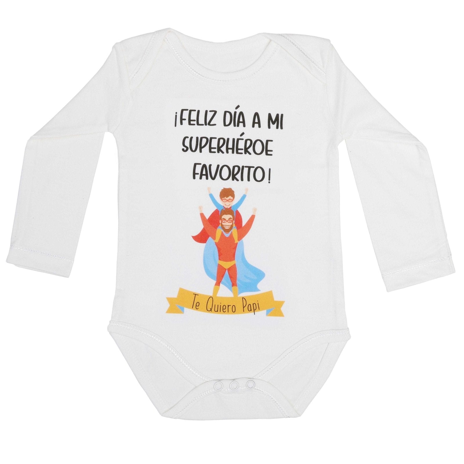 BODY PAPÁ SUPERHÉROE - DÍA DEL PADRE - Happy Moments Baby
