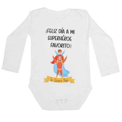 BODY PAPÁ SUPERHÉROE - DÍA DEL PADRE - Happy Moments Baby