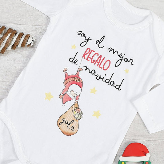 BODY PERSONALIZADO REGALO DE NAVIDAD - Happy Moments Baby