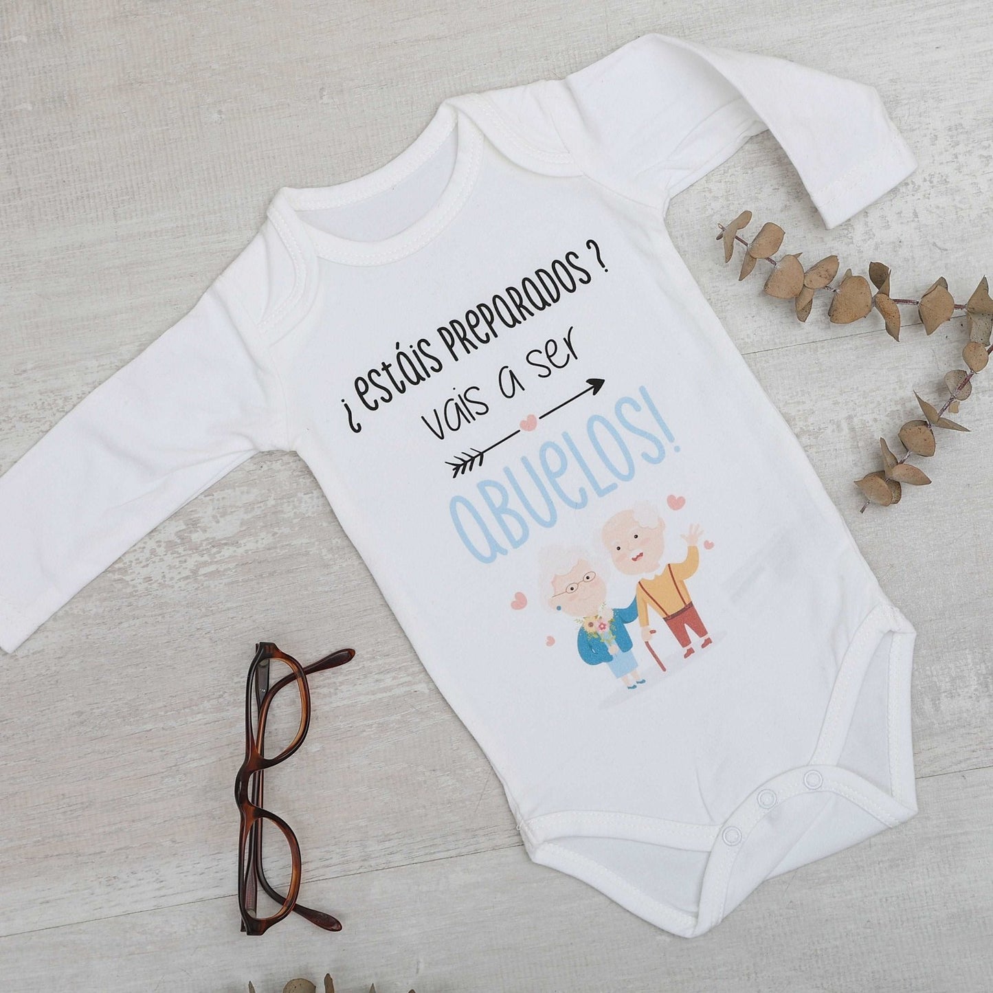 BODY VAIS A SER ABUELOS - Happy Moments Baby