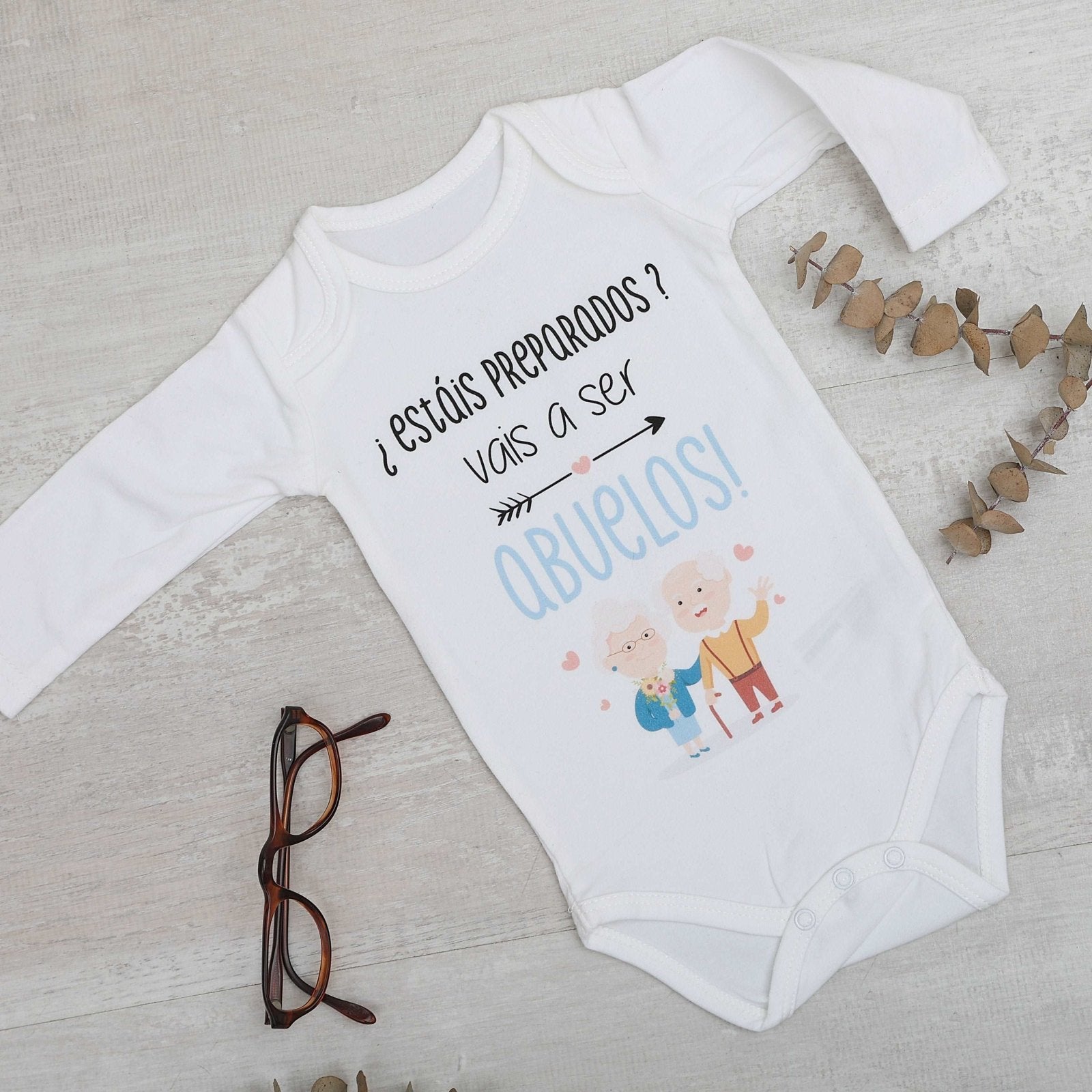 BODY VAIS A SER ABUELOS - Happy Moments Baby