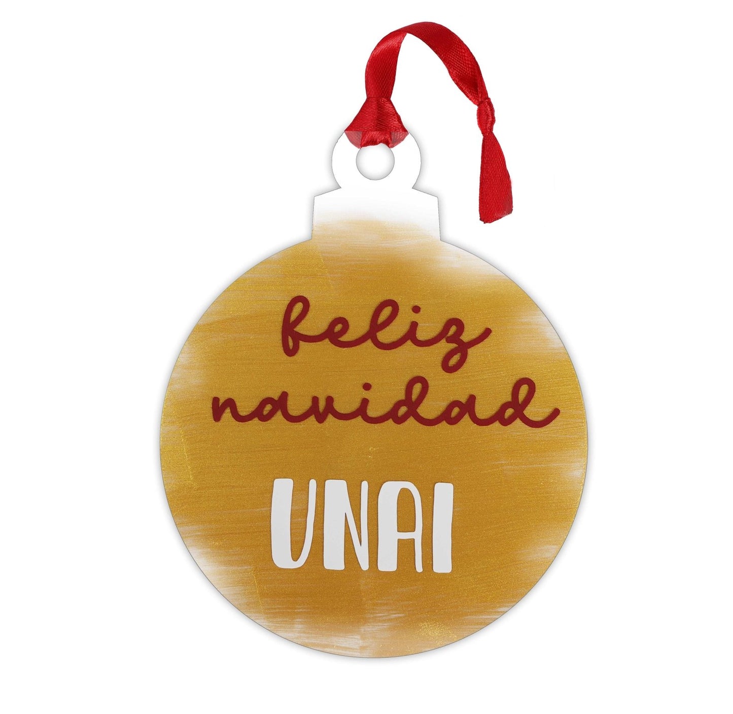 BOLAS DE NAVIDAD PERSONALIZADAS FAMILIA ·GOLD· - Happy Moments Baby