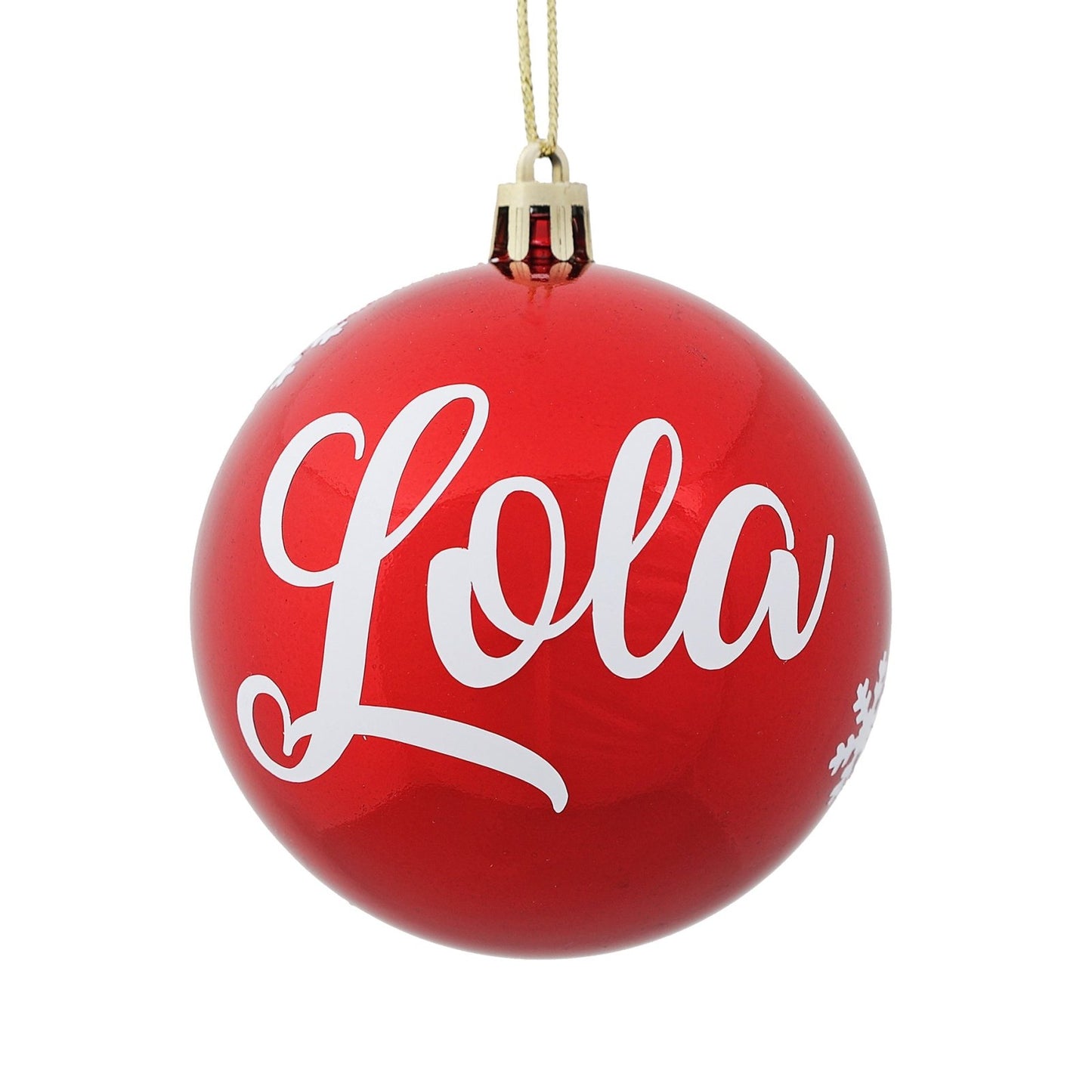 BOLAS DE NAVIDAD PERSONALIZADAS FAMILIA ·ROJAS· - Happy Moments Baby