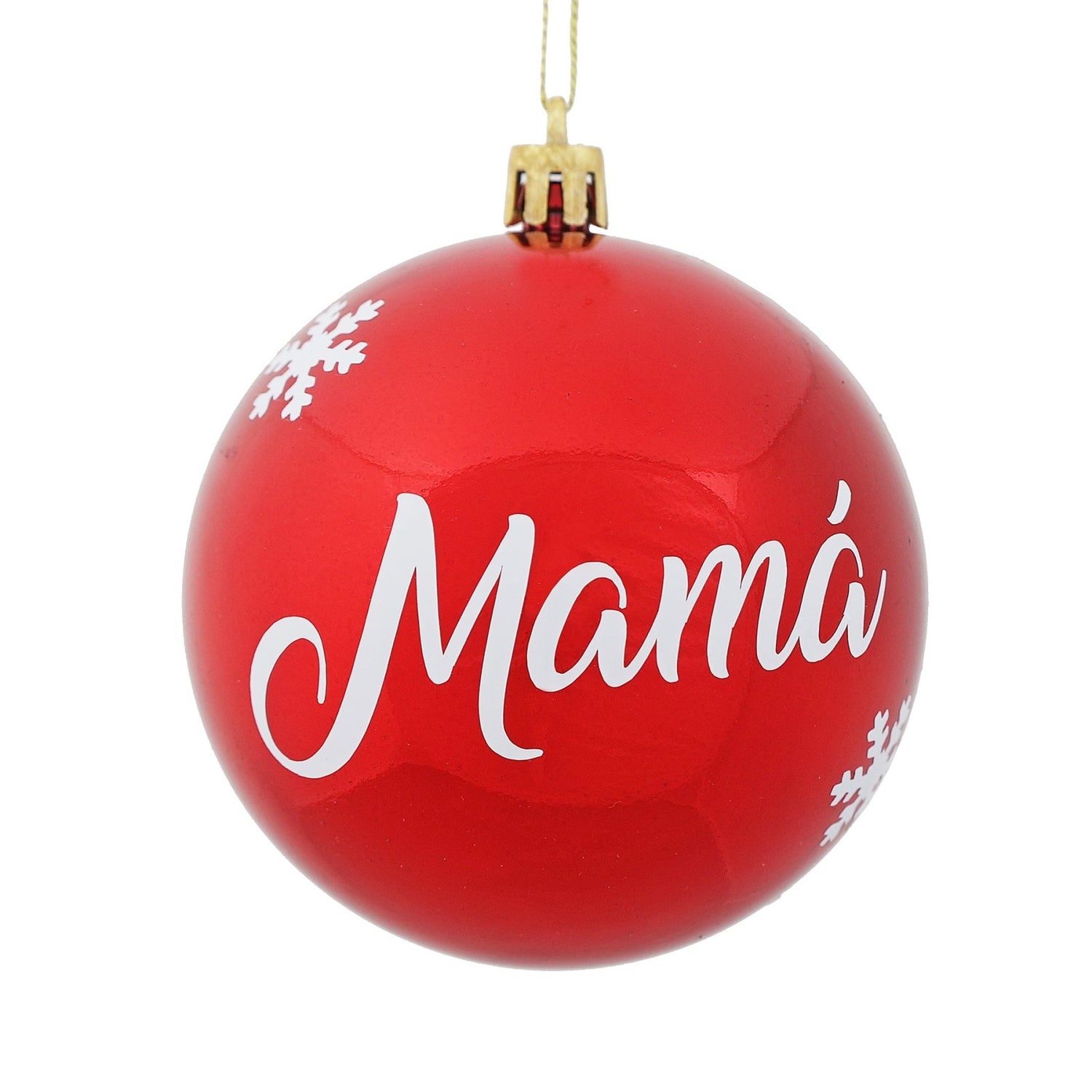 BOLAS DE NAVIDAD PERSONALIZADAS FAMILIA ·ROJAS· - Happy Moments Baby