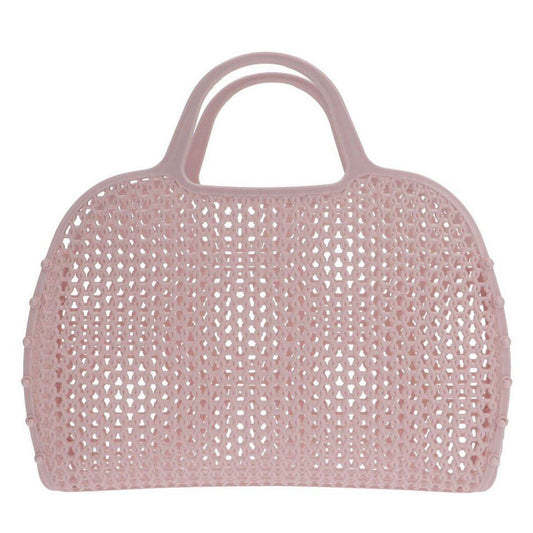 BOLSA DE PLAYA VINTAGE ·PINK· - Happy Moments Baby