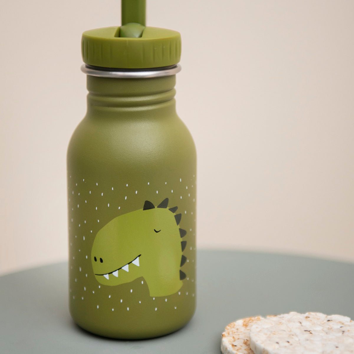 BOTELLA DE ACERO TRIXIE 350ML ·DINO· - Happy Moments Baby