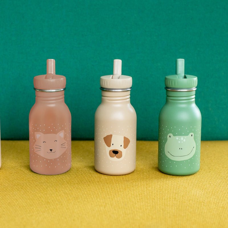 BOTELLA DE ACERO TRIXIE 350ML ·GATO· - Happy Moments Baby