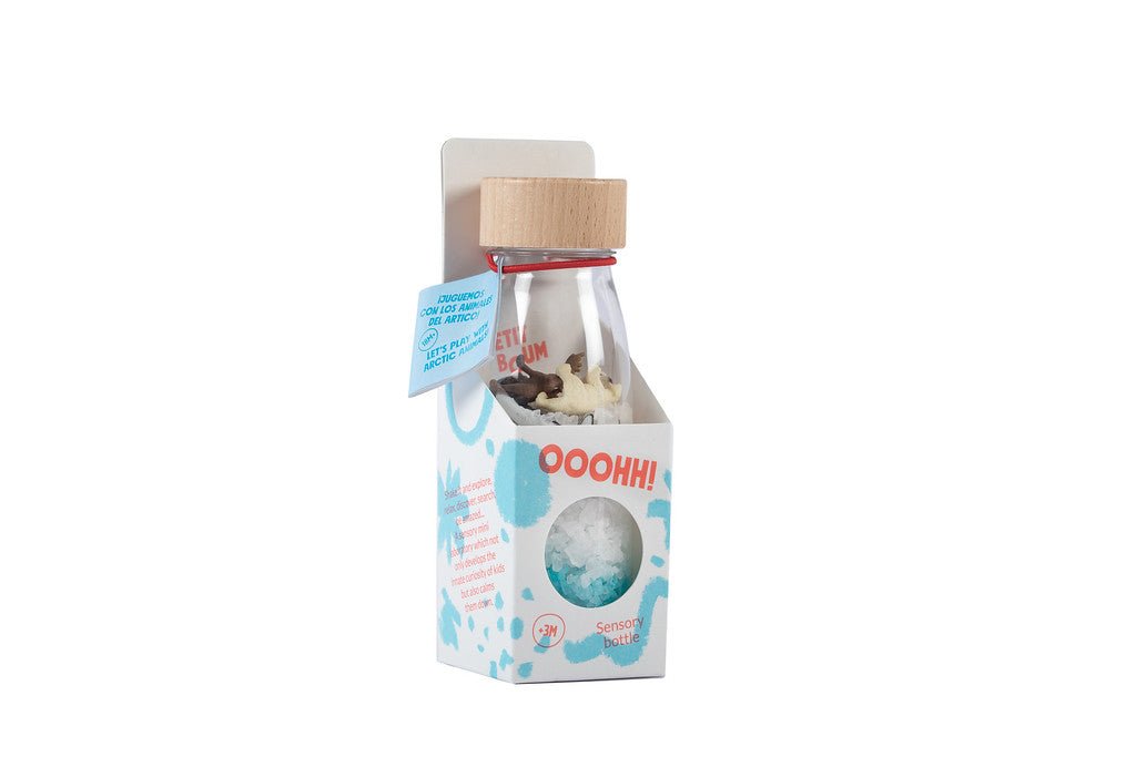 BOTELLA SENSORIAL PETIT BOUM ·ARTIC· - Happy Moments Baby